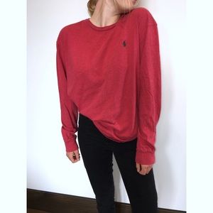 Ralph Lauren - Red Long Sleeve Shirt - Men's XL